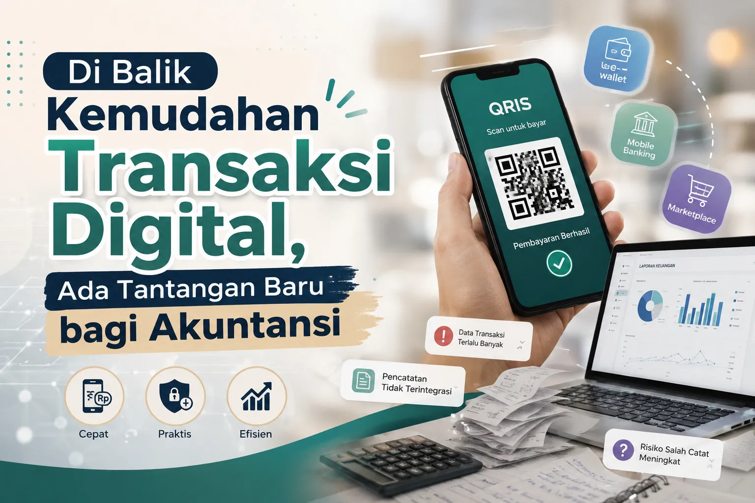 Di Balik Kemudahan Transaksi Digital, Ada Tantangan Baru bagi Akuntansi